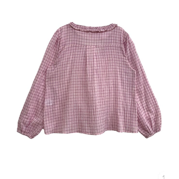 チェックラッフルブラウス/2025 AW COLLECTION | by muni:r | 詳細画像29 