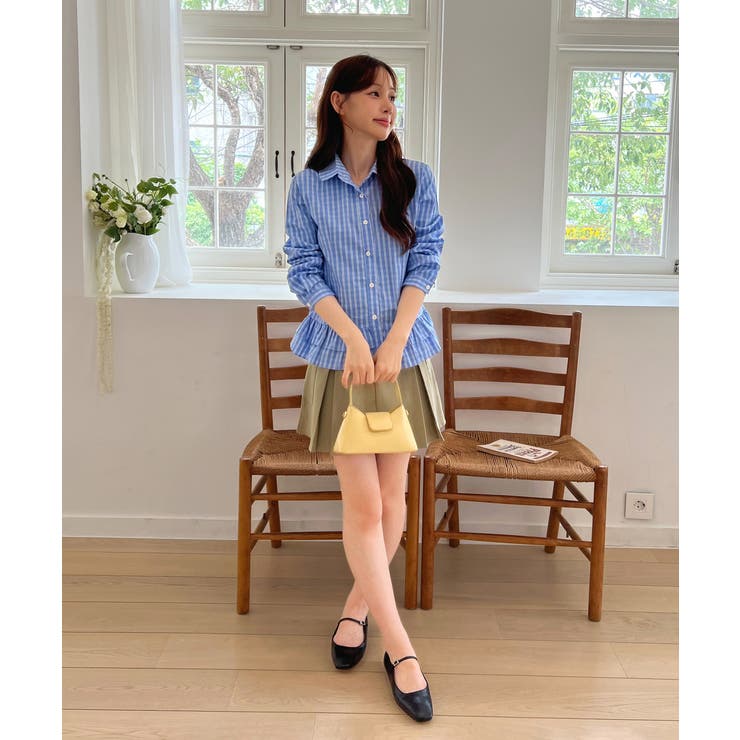 リルヘムコットンシャツブラウス/2025 AW COLLECTION | by muni:r | 詳細画像16 