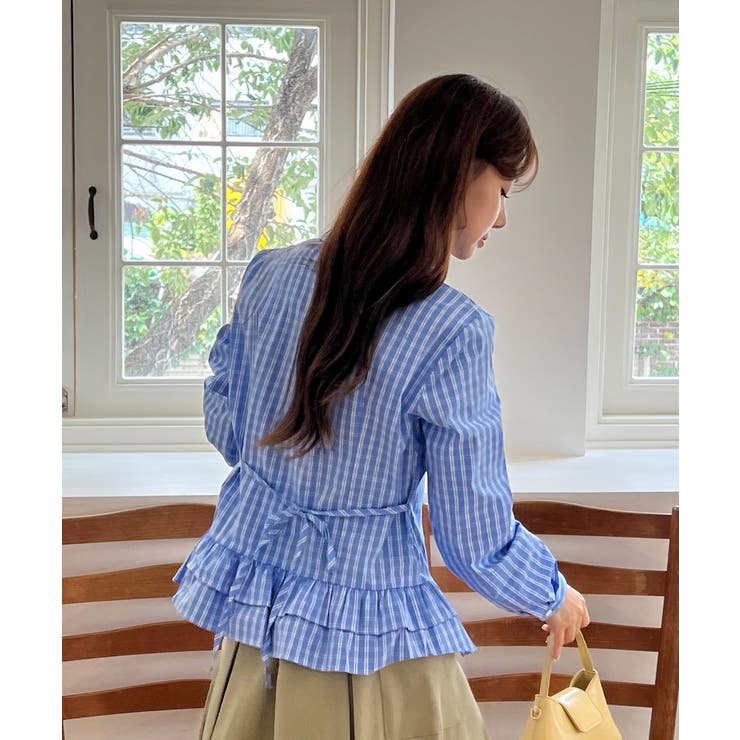 リルヘムコットンシャツブラウス/2025 AW COLLECTION | by muni:r | 詳細画像19 