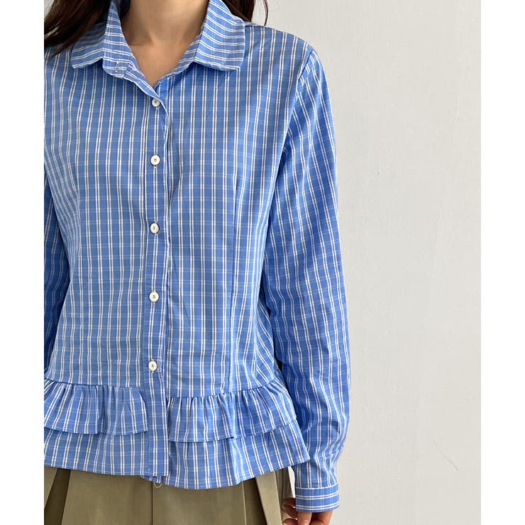 リルヘムコットンシャツブラウス/2025 AW COLLECTION | by muni:r | 詳細画像25 