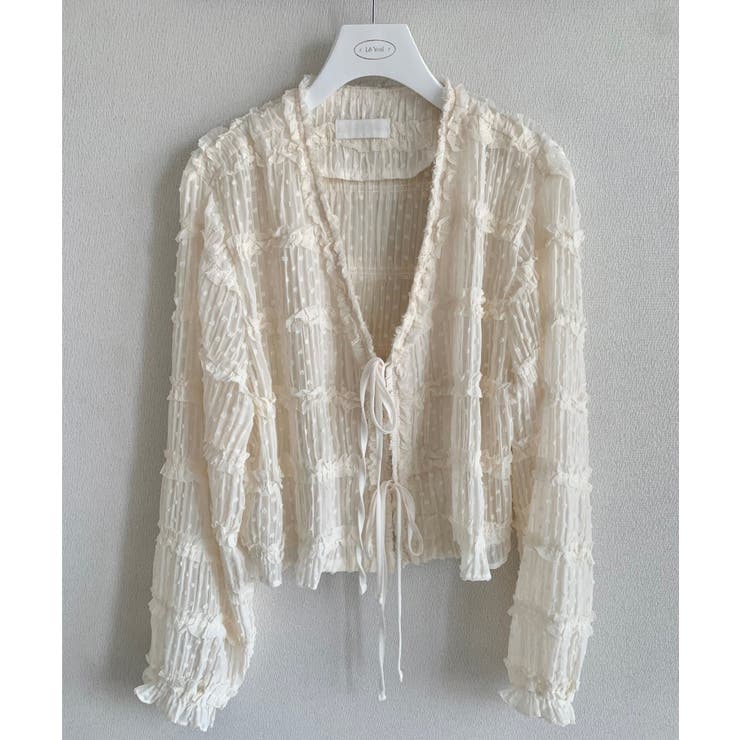 クリームシフォンストリングブラウス/2025 AW COLLECTION | by muni:r | 詳細画像16 