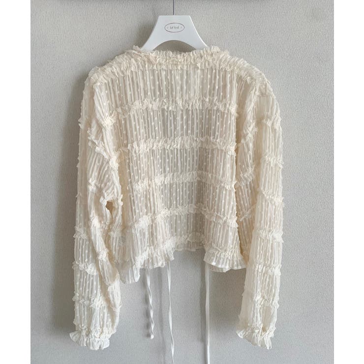 クリームシフォンストリングブラウス/2025 AW COLLECTION | by muni:r | 詳細画像17 