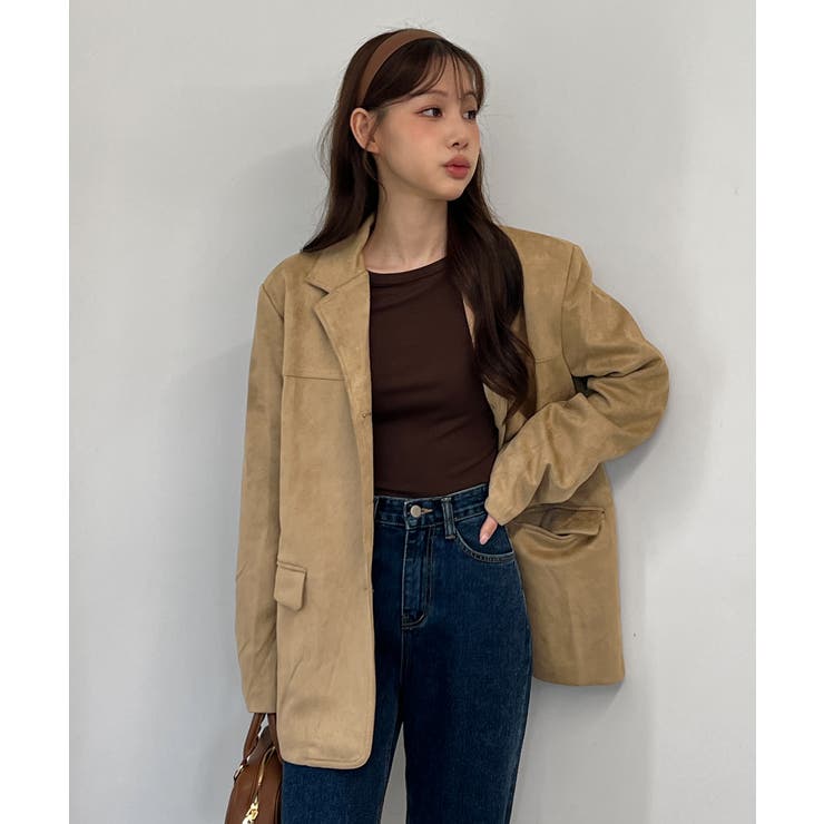 スエードシングルジャケット 2025 AW | by muni:r | 詳細画像7 