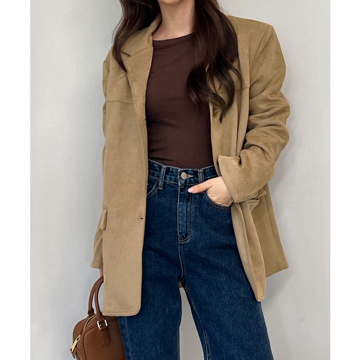 スエードシングルジャケット 2025 AW | by muni:r | 詳細画像8 