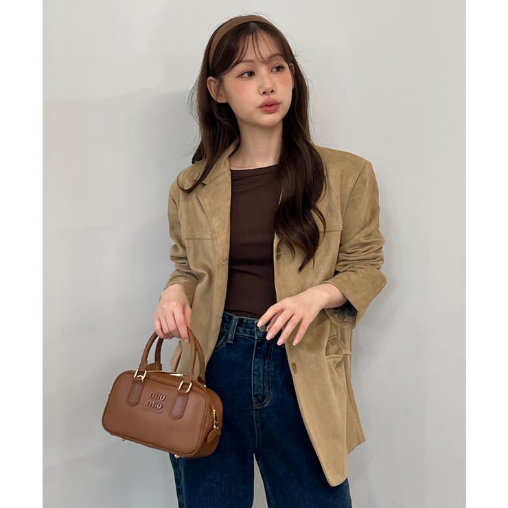 スエードシングルジャケット 2025 AW | by muni:r | 詳細画像9 