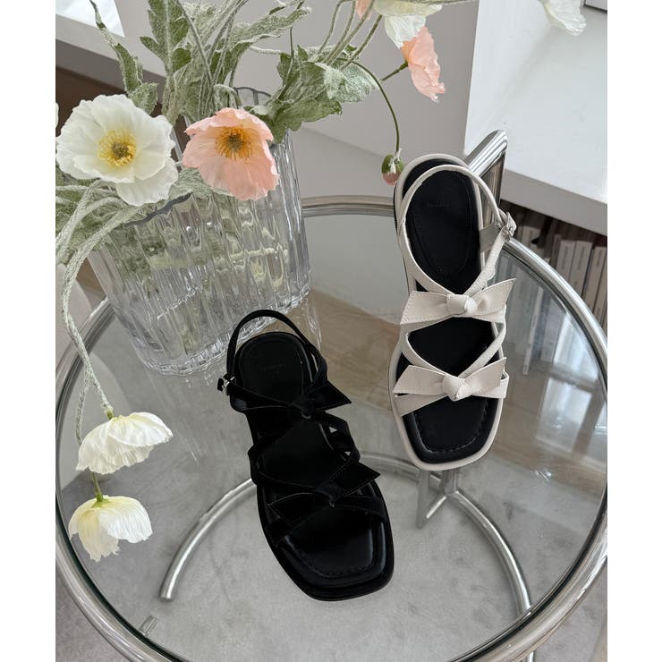 ツインリボンストラップサンダル | by muni:r | 詳細画像10 