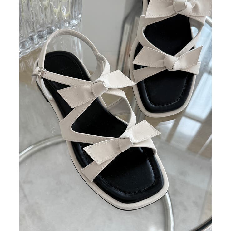 ツインリボンストラップサンダル | by muni:r | 詳細画像4 