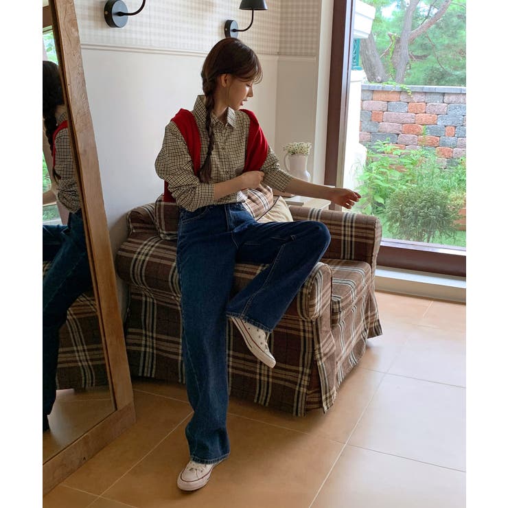 デイリービンテージチェックシャツ/2025 AW COLLECTION | by muni:r | 詳細画像2 