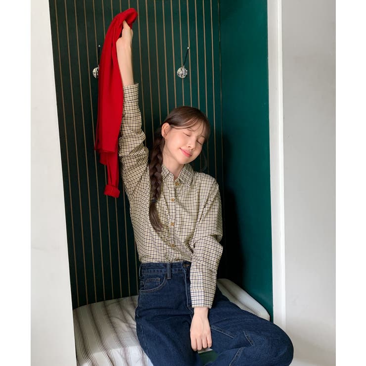 デイリービンテージチェックシャツ/2025 AW COLLECTION | by muni:r | 詳細画像5 