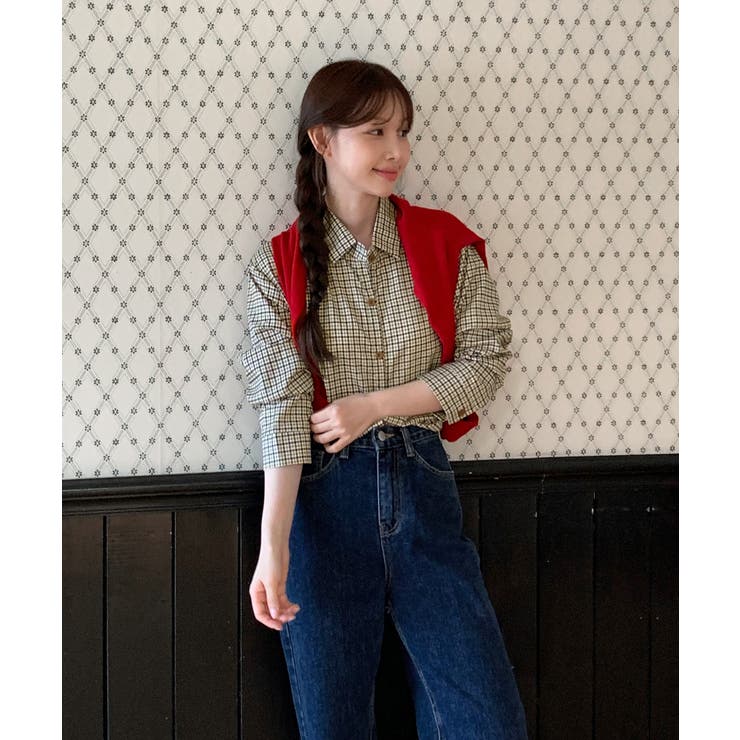 デイリービンテージチェックシャツ/2025 AW COLLECTION | by muni:r | 詳細画像8 