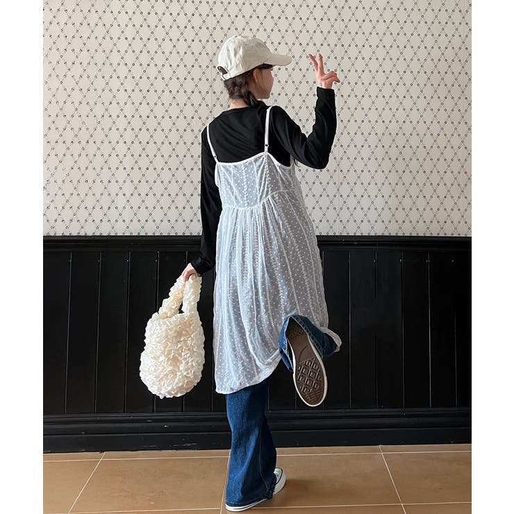 レースレイヤードスリーブレスワンピース/2025 AW COLLECTION