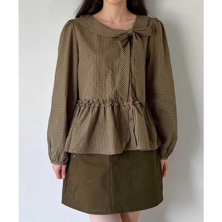 【着用動画あり 2色展開】ロマンティックボウタイブラウス 2025 | by muni:r | 詳細画像12 