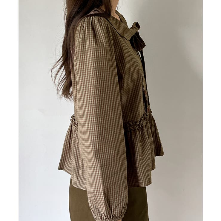 【着用動画あり 2色展開】ロマンティックボウタイブラウス 2025 | by muni:r | 詳細画像13 