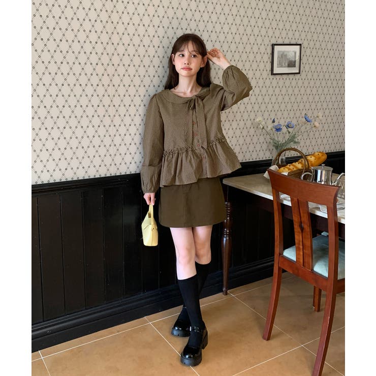 【着用動画あり 2色展開】ロマンティックボウタイブラウス 2025 | by muni:r | 詳細画像2 