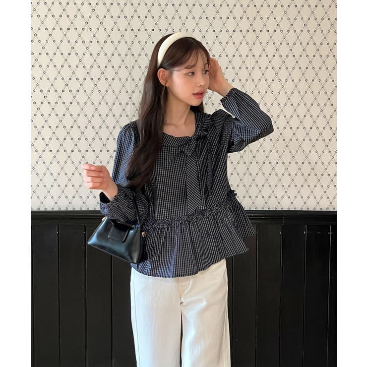 【着用動画あり 2色展開】ロマンティックボウタイブラウス 2025 | by muni:r | 詳細画像20 