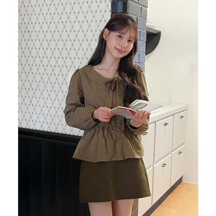 【着用動画あり 2色展開】ロマンティックボウタイブラウス 2025 | by muni:r | 詳細画像4 