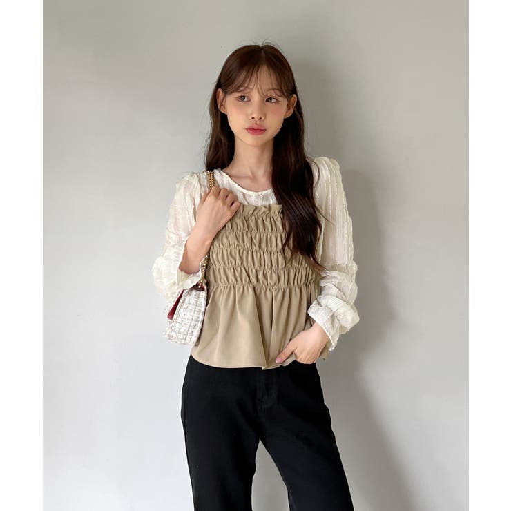 ビスチェセットブラウス/2025 AW COLLECTION[品番：FROW0001640