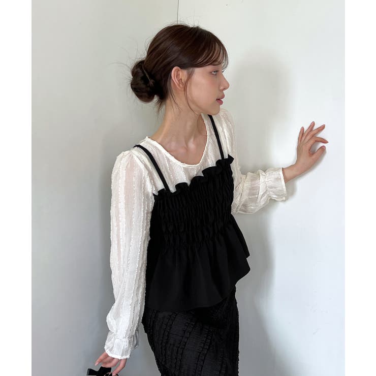 ビスチェセットブラウス/2025 AW COLLECTION | by muni:r | 詳細画像4 