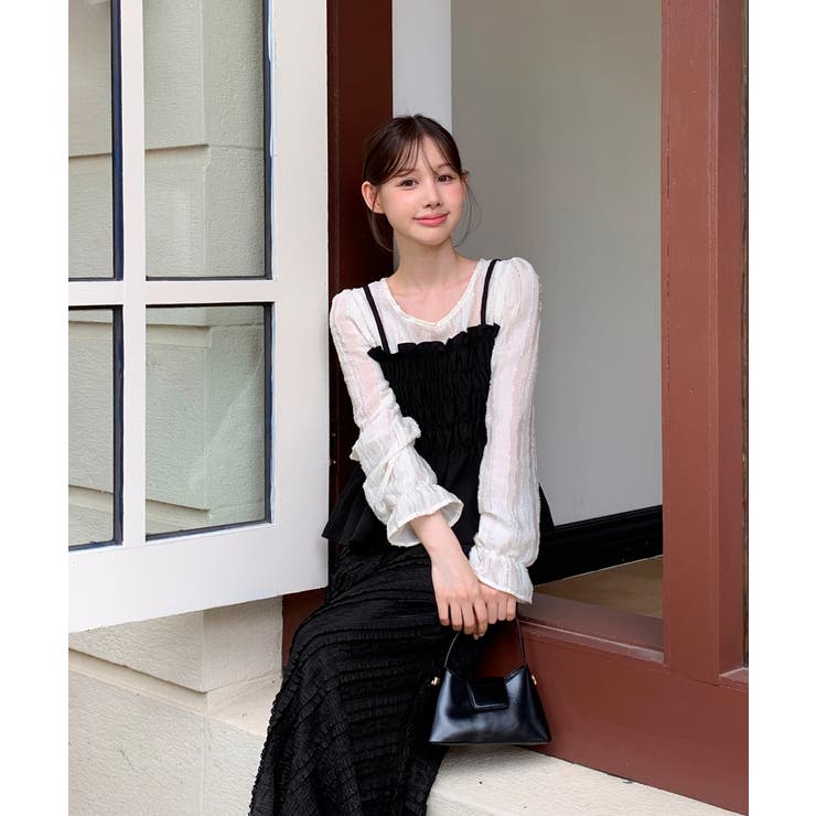 ビスチェセットブラウス/2025 AW COLLECTION[品番：FROW0001640]｜by