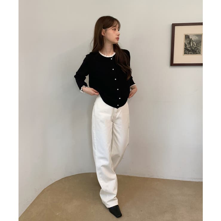 パールボタンカーディガン/2025 AW COLLECTION | by muni:r | 詳細画像10 