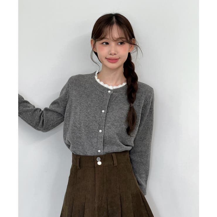 パールボタンカーディガン/2025 AW COLLECTION | by muni:r | 詳細画像19 