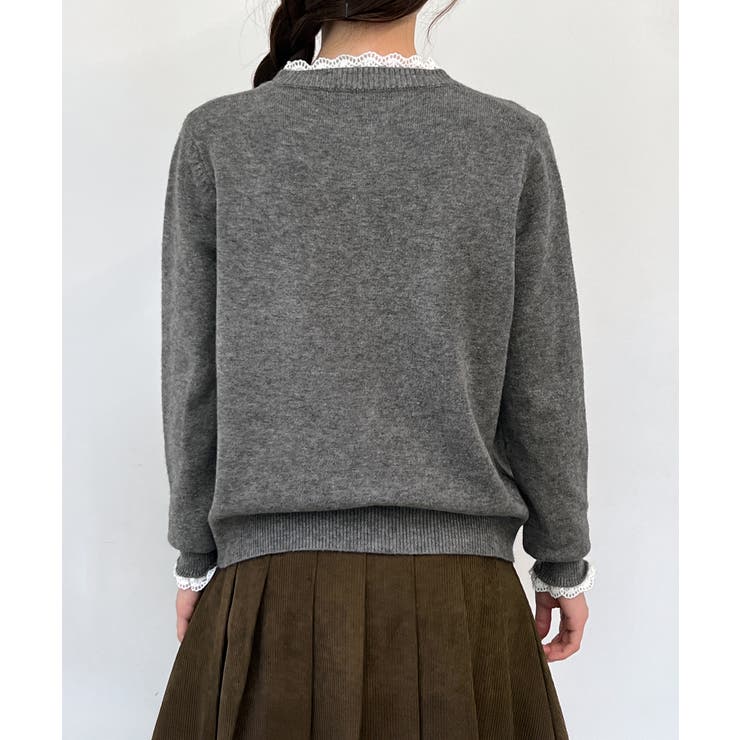 パールボタンカーディガン/2025 AW COLLECTION | by muni:r | 詳細画像23 