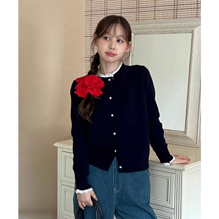 パールボタンカーディガン/2025 AW COLLECTION | by muni:r | 詳細画像24 