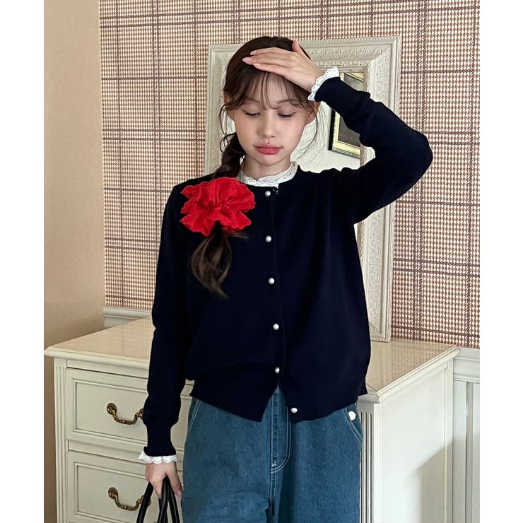 パールボタンカーディガン/2025 AW COLLECTION | by muni:r | 詳細画像26 