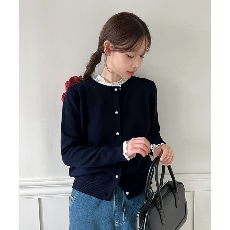 パールボタンカーディガン/2025 AW COLLECTION | by muni:r | 詳細画像33 