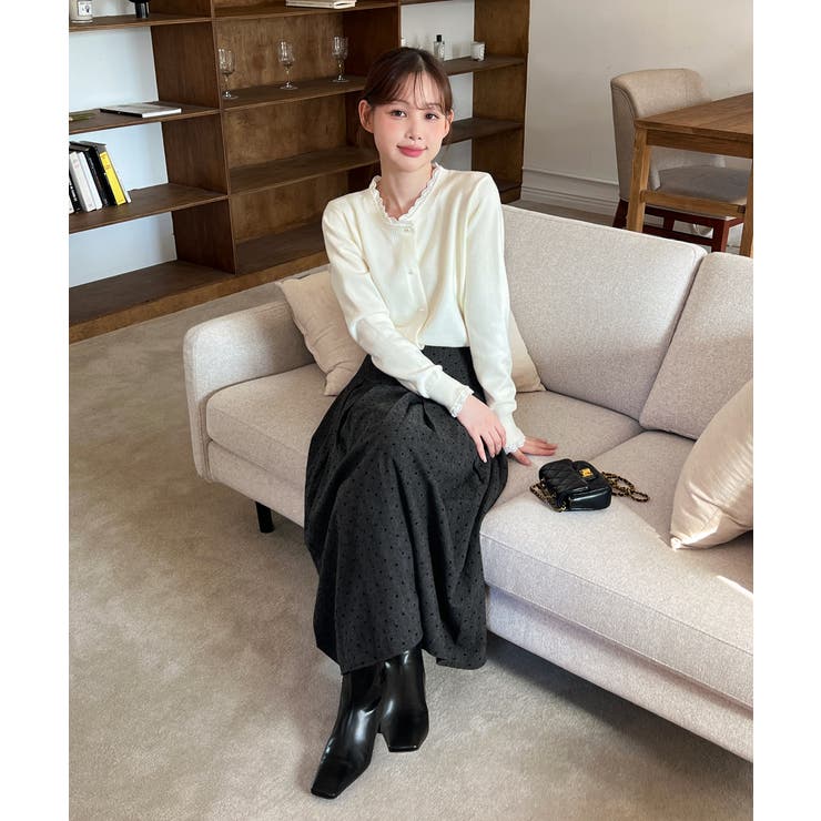 パールボタンカーディガン/2025 AW COLLECTION | by muni:r | 詳細画像6 