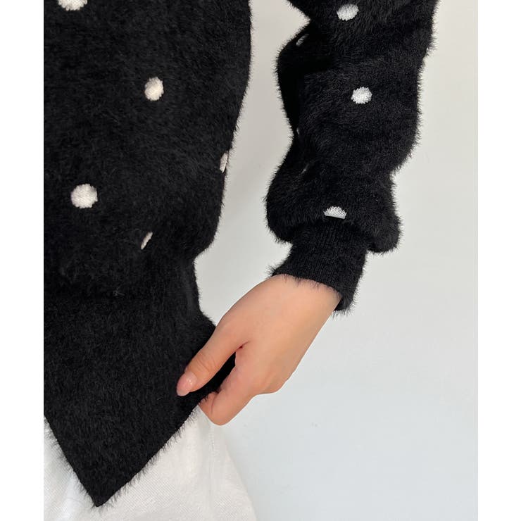 ドットニットカーディガン 2025 AW | by muni:r | 詳細画像21 