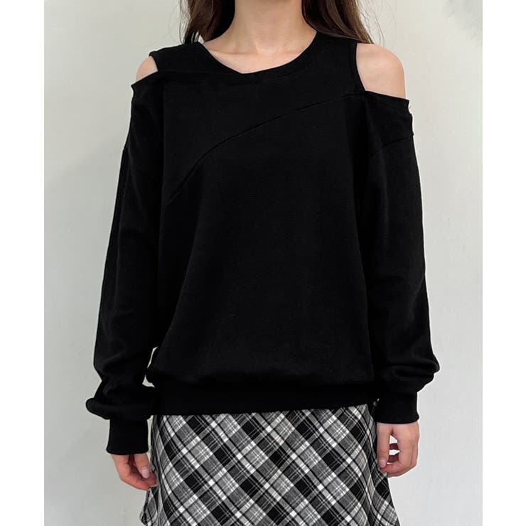 【着用動画あり 4色展開】ショルダーカットアウトスウェット 2025 | by muni:r | 詳細画像29 