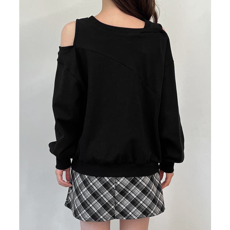 【着用動画あり 4色展開】ショルダーカットアウトスウェット 2025 | by muni:r | 詳細画像31 