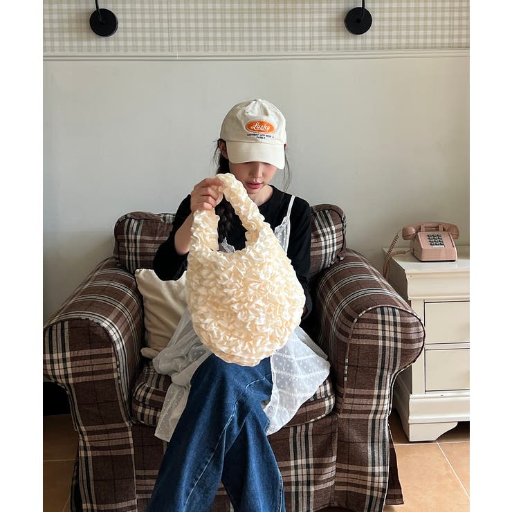 【着用動画あり 3色展開】ウェーブラッフルバッグ 2025 | by muni:r | 詳細画像13 