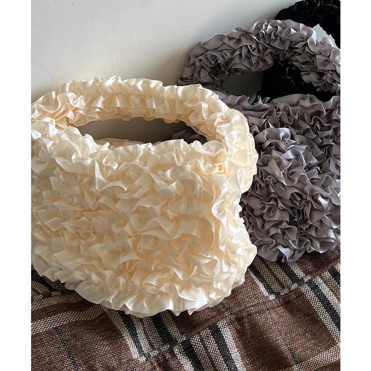 【着用動画あり 3色展開】ウェーブラッフルバッグ 2025 | by muni:r | 詳細画像16 