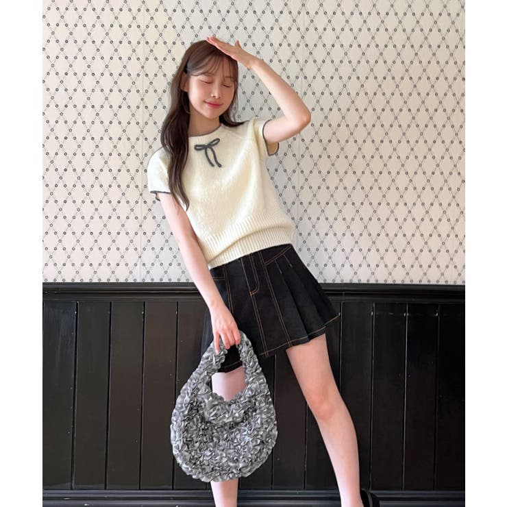 【着用動画あり 3色展開】ウェーブラッフルバッグ 2025 | by muni:r | 詳細画像3 