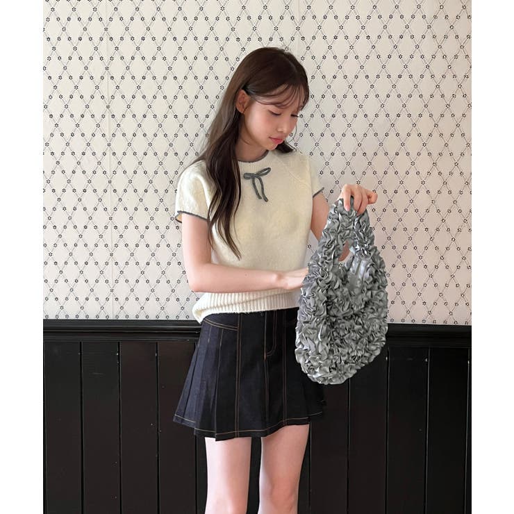 【着用動画あり 3色展開】ウェーブラッフルバッグ 2025 | by muni:r | 詳細画像4 