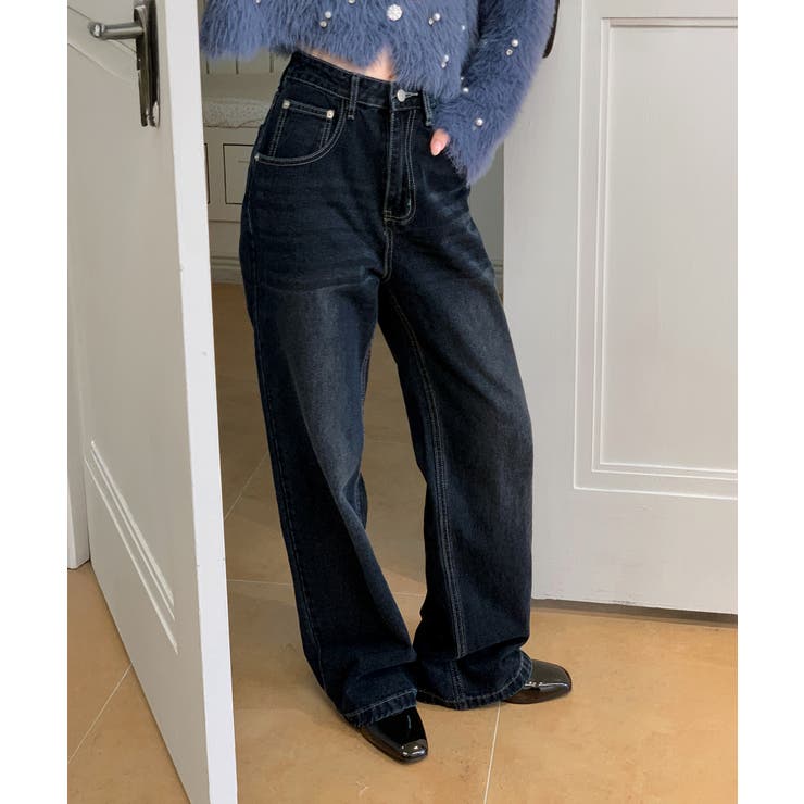 ルーズフィットウォッシングデニムパンツ 2025 AW | by muni:r | 詳細画像9 