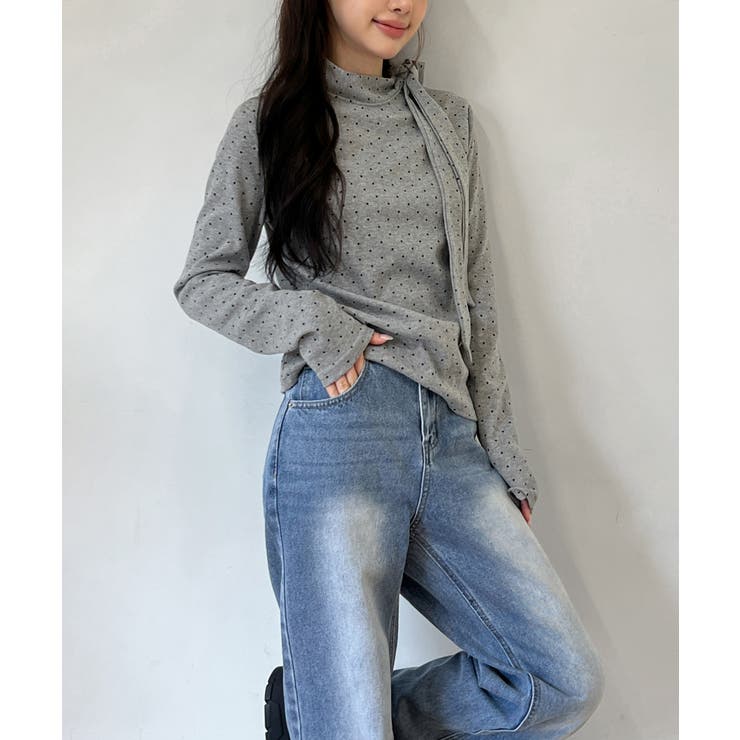 ルーズフィットウォッシングデニムパンツ 2025 AW | by muni:r | 詳細画像2 