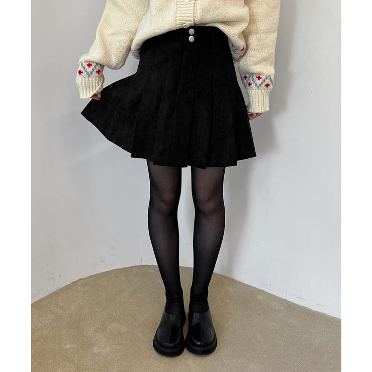 コーデュロイプリーツスカート 2025 AW | by muni:r | 詳細画像13 