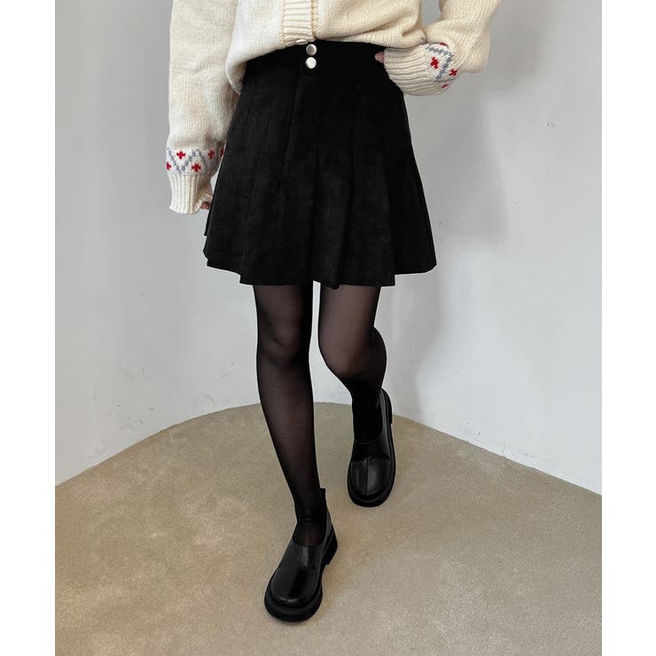 コーデュロイプリーツスカート 2025 AW | by muni:r | 詳細画像16 