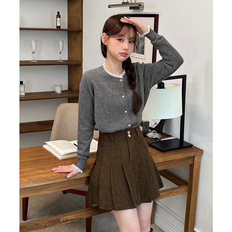 コーデュロイプリーツスカート 2025 AW | by muni:r | 詳細画像22 