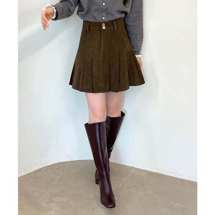 コーデュロイプリーツスカート 2025 AW | by muni:r | 詳細画像27 