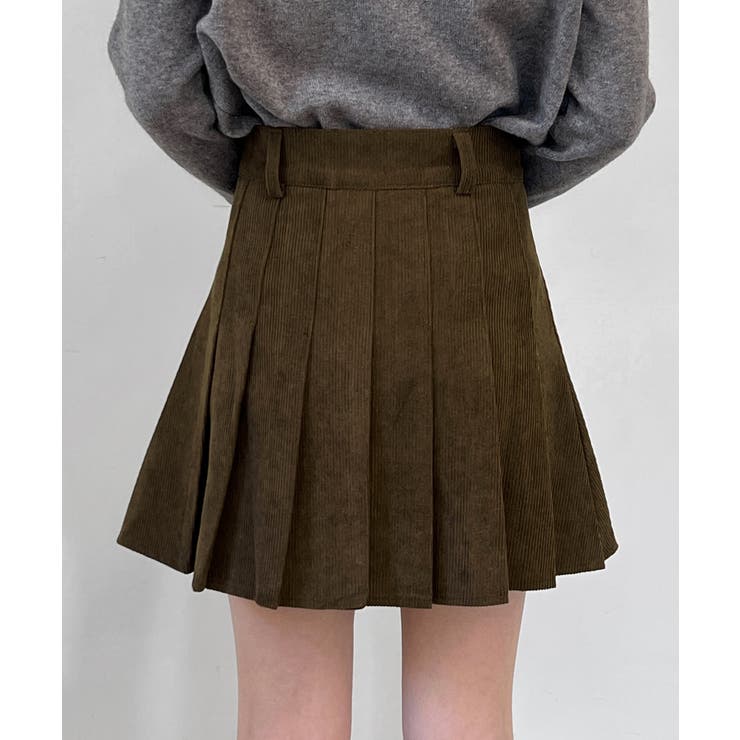 コーデュロイプリーツスカート 2025 AW | by muni:r | 詳細画像30 
