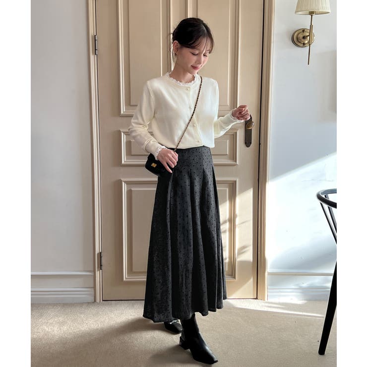 ハートドットプリーツロングスカート/2025 AW COLLECTION | by muni:r | 詳細画像11 