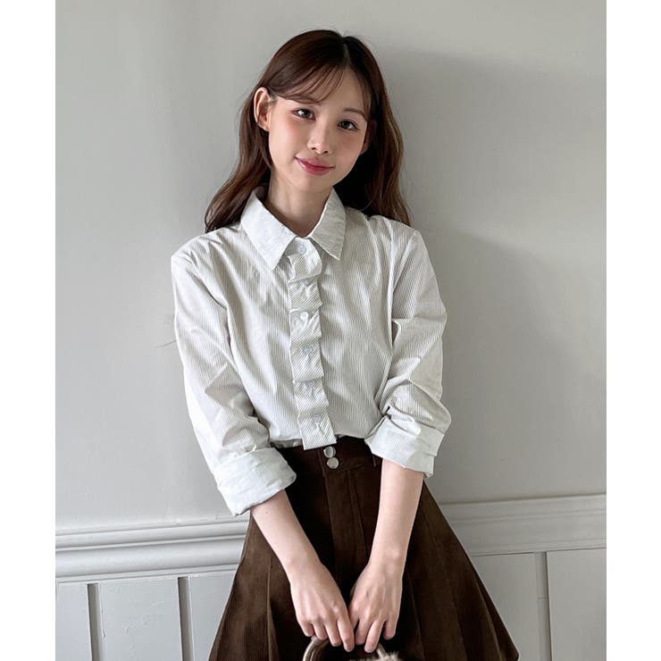 3WAYフリルタイブラウス/2025 AW COLLECTION | by muni:r | 詳細画像1 