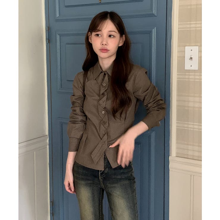 3WAYフリルタイブラウス/2025 AW COLLECTION | by muni:r | 詳細画像15 