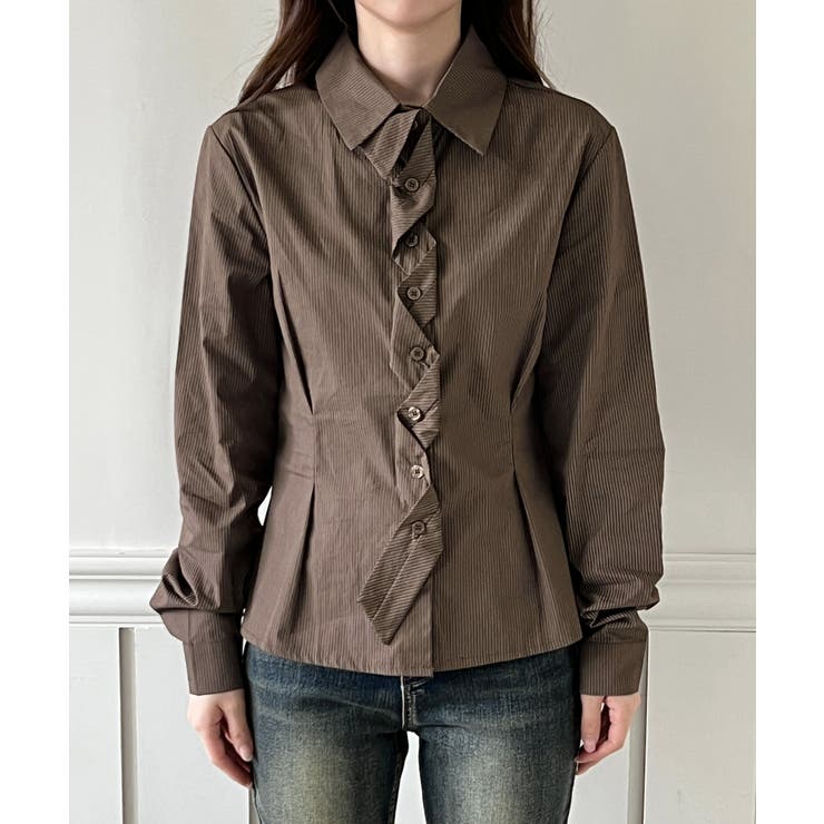 3WAYフリルタイブラウス/2025 AW COLLECTION | by muni:r | 詳細画像17 