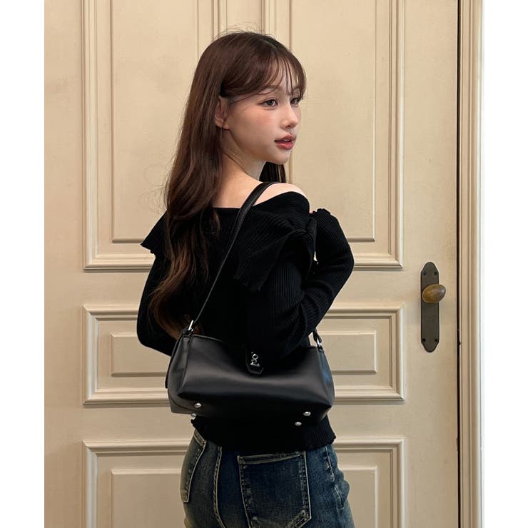 フリルオフショルダーニット/2025 AW COLLECTION | by muni:r | 詳細画像5 