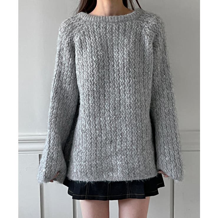 【着用動画あり 2色展開】リボンストラップポイントニット 2025 | by muni:r | 詳細画像8 